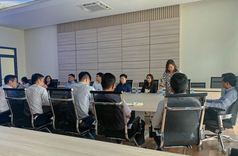 Đón Đoàn Trung Tâm Xúc Tiến Phía Nam tham quan KCN Cầu Cảng IMG Phước Đông